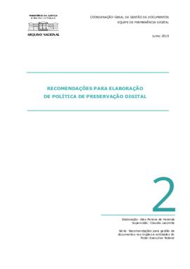 Recomendação Preservação Politica Digital